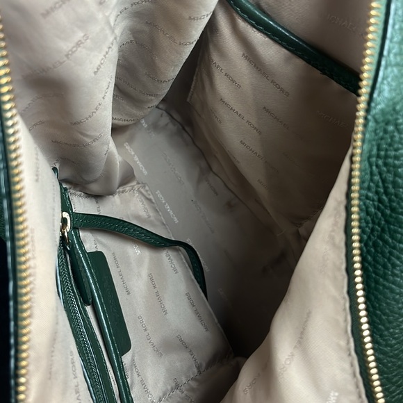 Michael Kors Hunter Green Medium Sized Hobo Bag - Picture 9 of 14